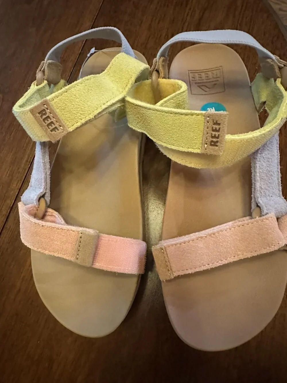 Reef Meringue Cushion Sandals - Pastel Multicolor - Size 6
